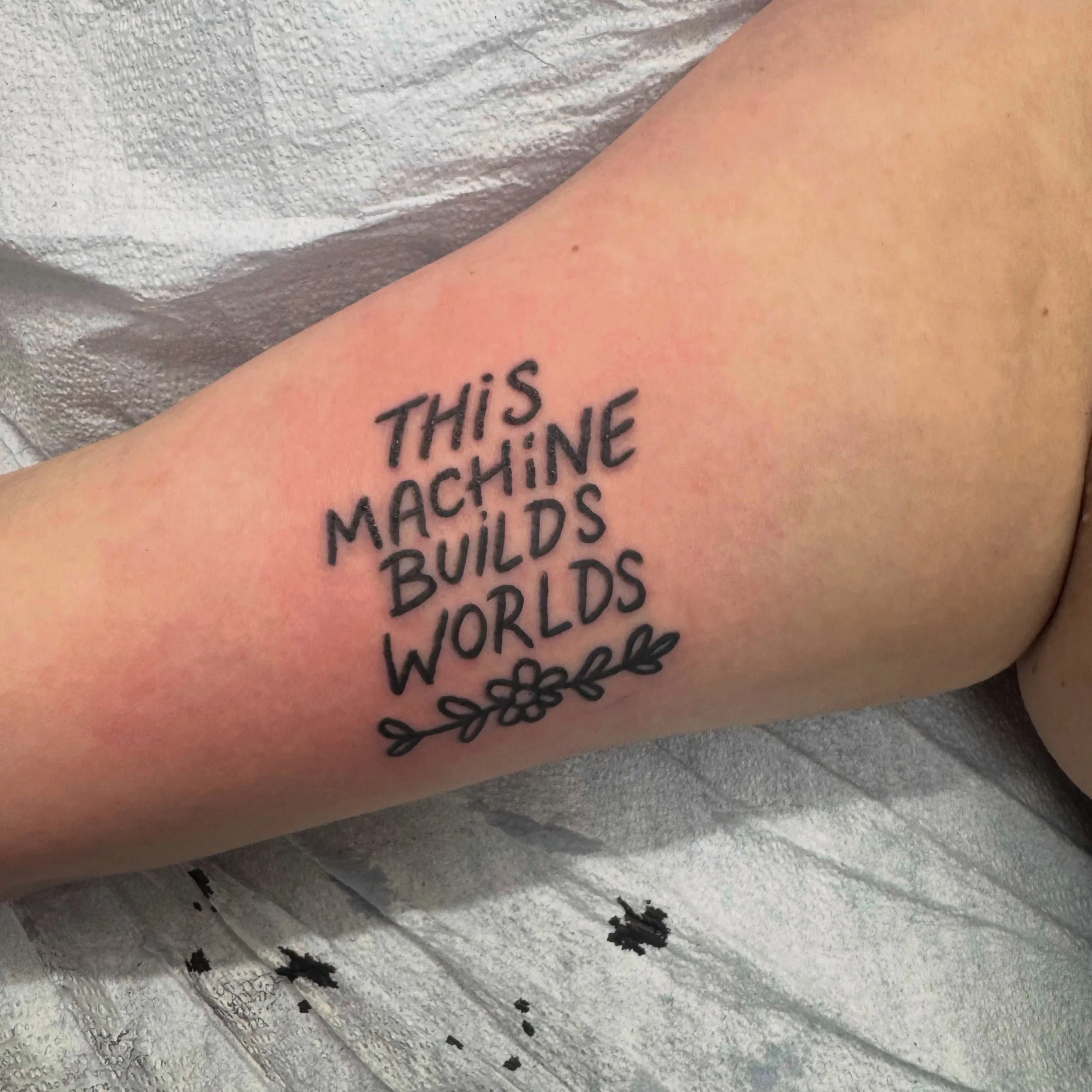 BOOKING OCTOBER! Lemme tattoo ya! 
.
.
.
Some flash for a world builder. Thanks again!