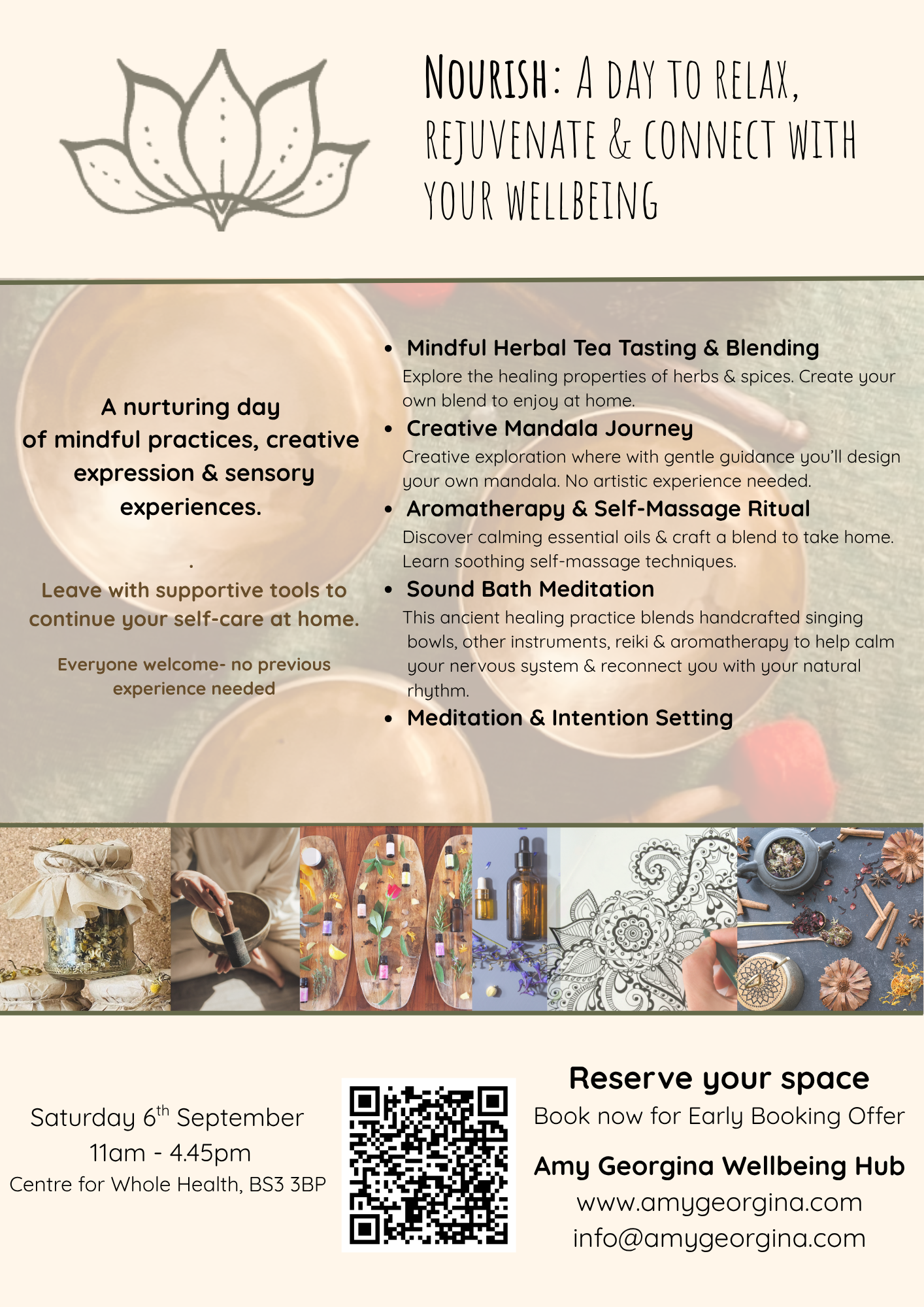 Nourish:A space to relax, rejuvenate and connect with your wellbeing