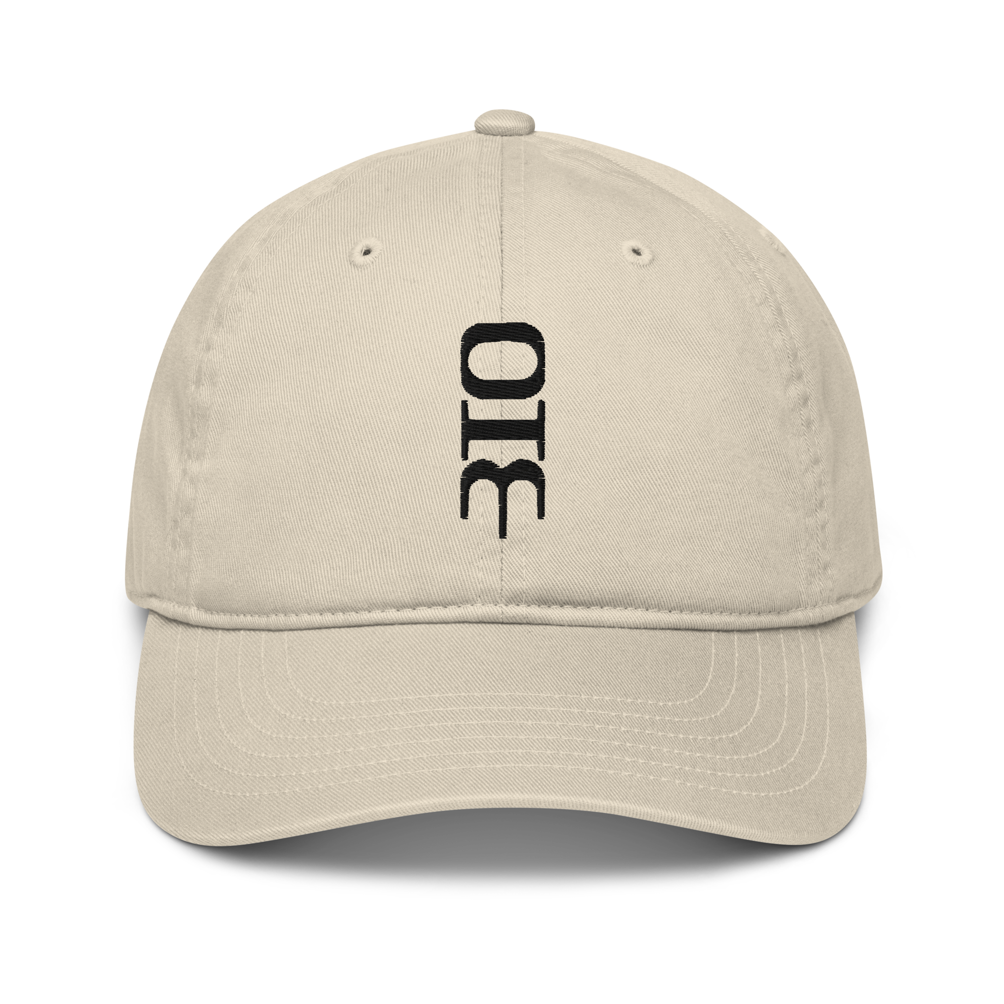 OHM Dad Hat (Light Hat / Black Logo)