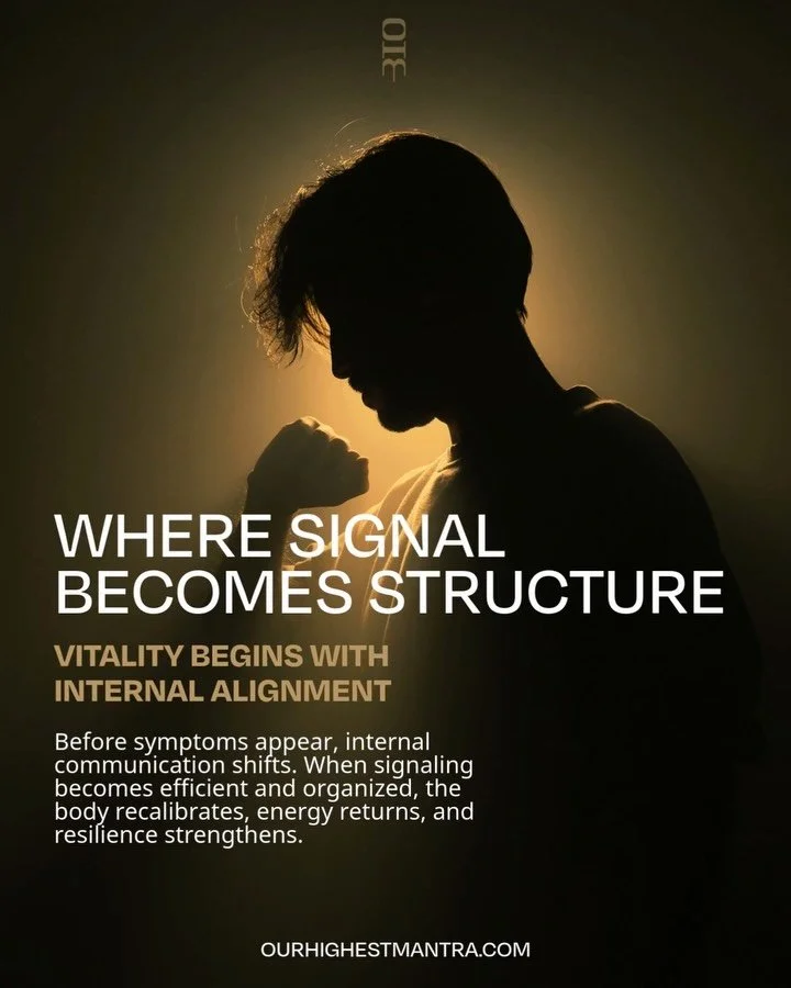 Life responds to signal.

Before visible change, there is subtle coordination. Before physical shifts, there is pattern alignment.

Ancient wisdom teaches that order precedes form. Modern science confirms that communication precedes structure.

When 