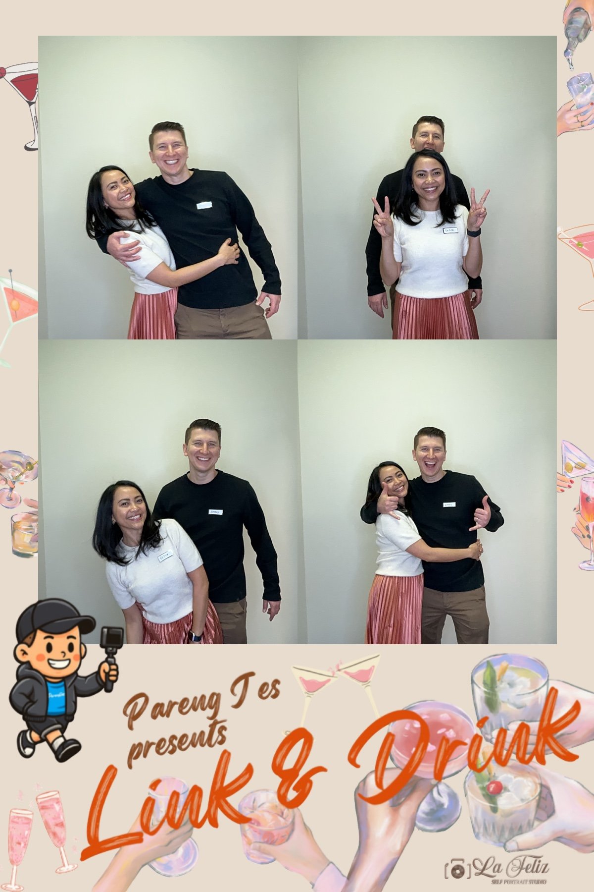 LINK & DRINK EVENT PHOTOBOOTH