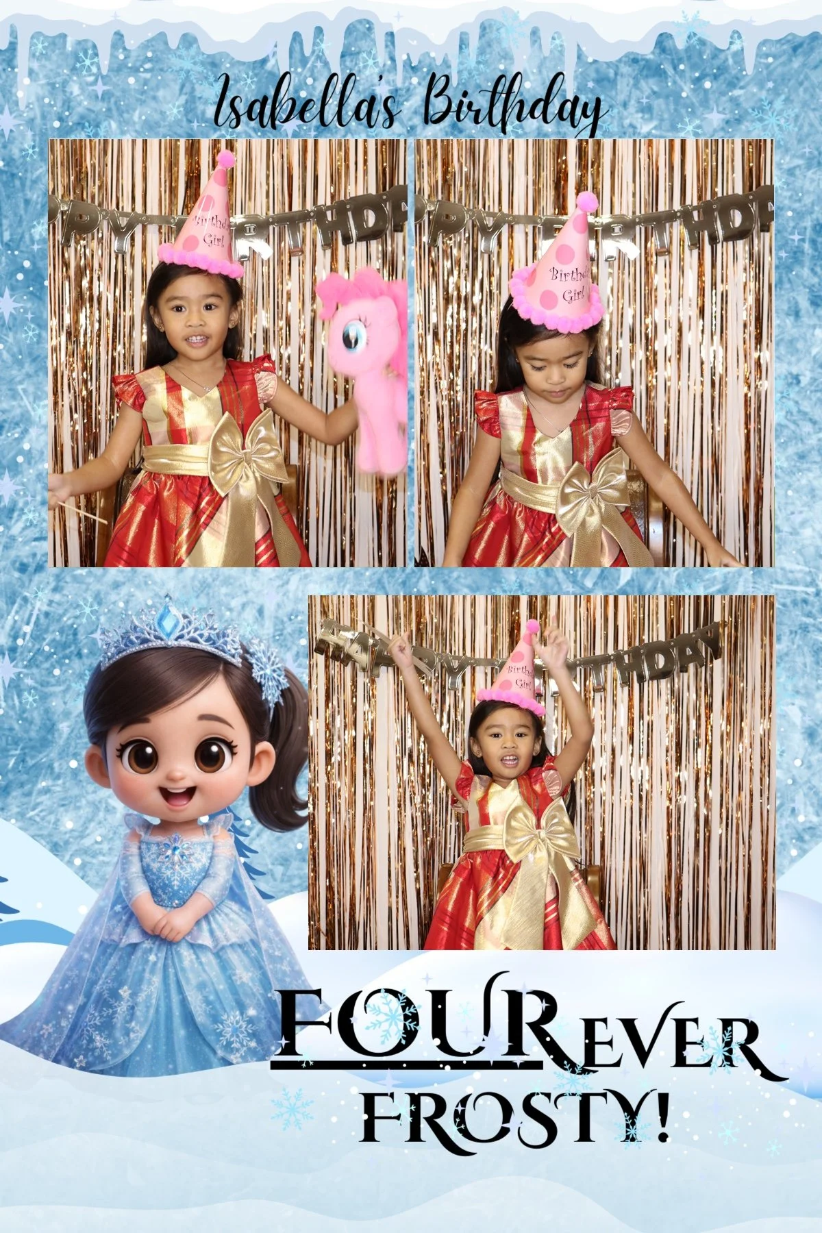 FROZEN THEME PHOTOBOOTH