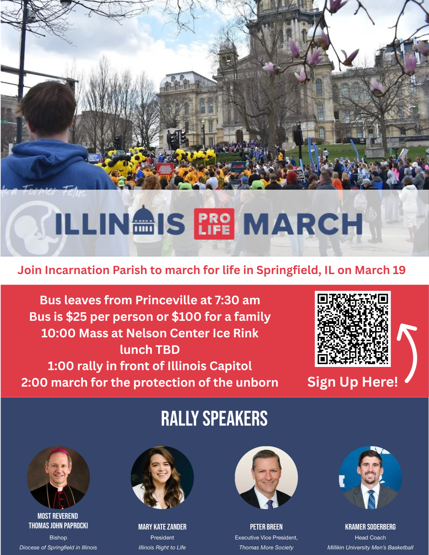 Sign up to take the bus with us to the Illinois Pro Life March by clicking the button below