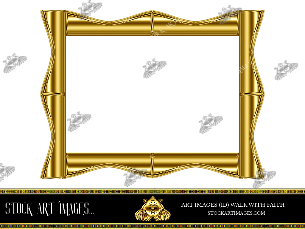 (AI) Royalty Free - Modern Style art border picture frame - STOCK ART IMAGES (ID) WALK WITH FAITH