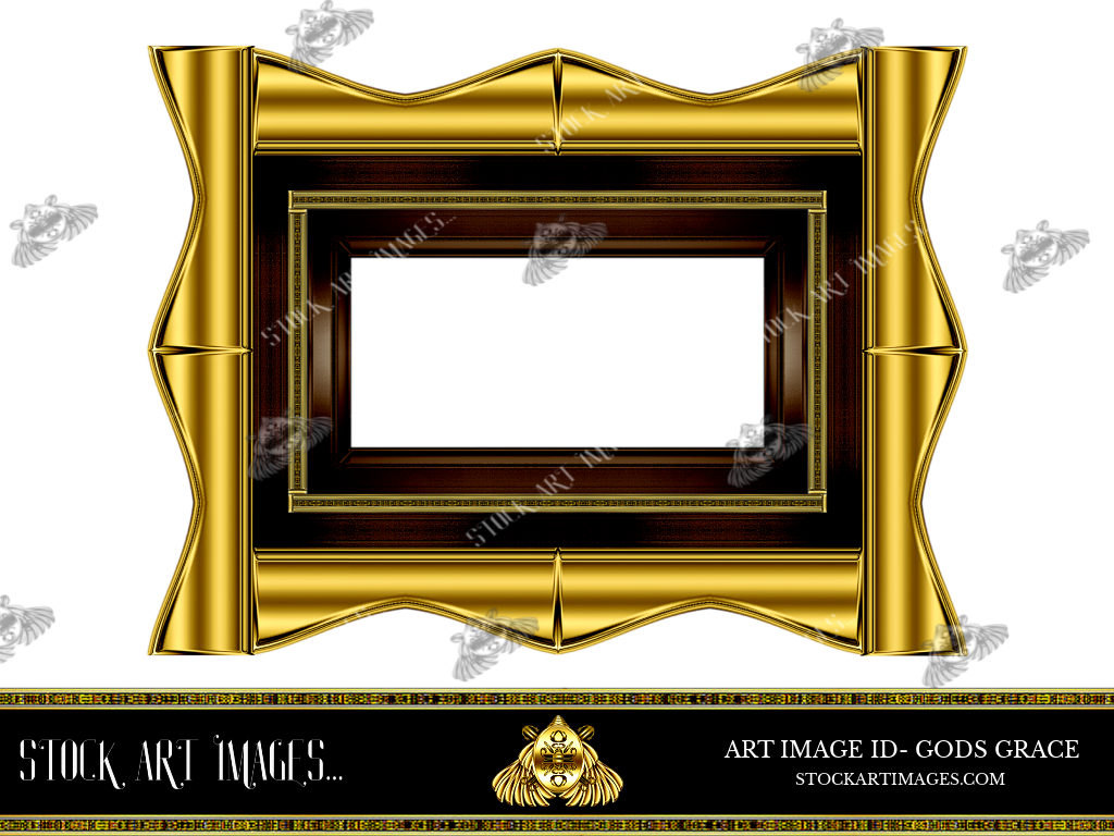 (AI) Royalty Free - Modern Style art border picture frame - STOCK ART IMAGES (ID) GODS GRACE