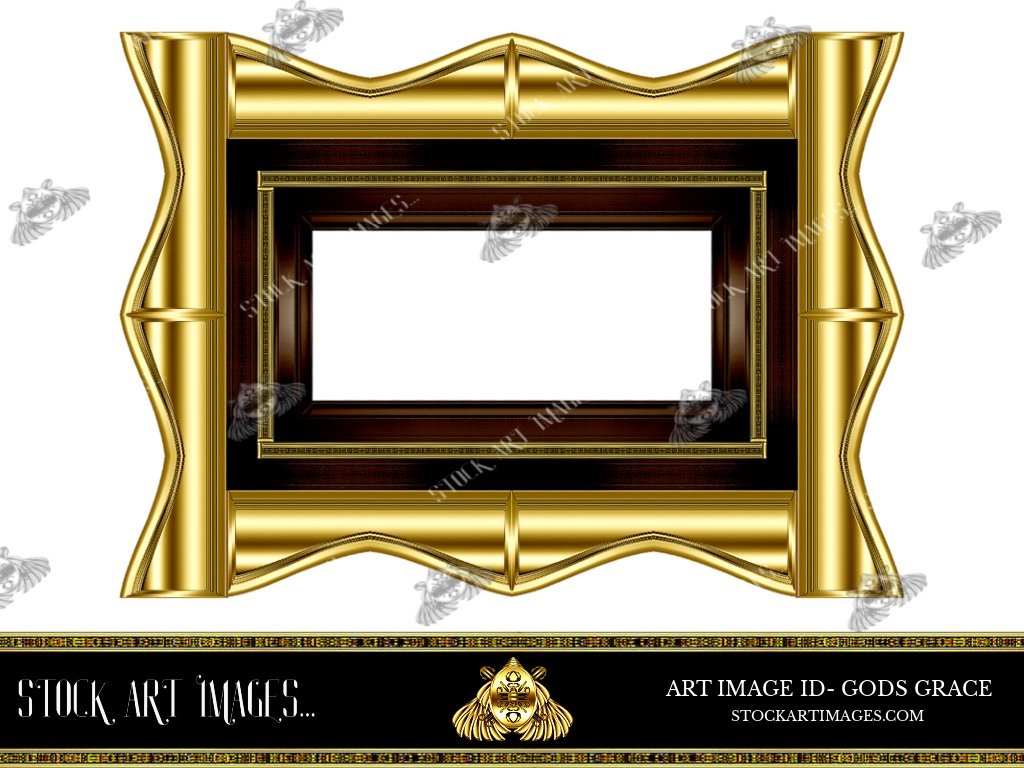 (AI) Royalty Free - Modern Style art border picture frame - STOCK ART IMAGES (ID) GODS GRACE
