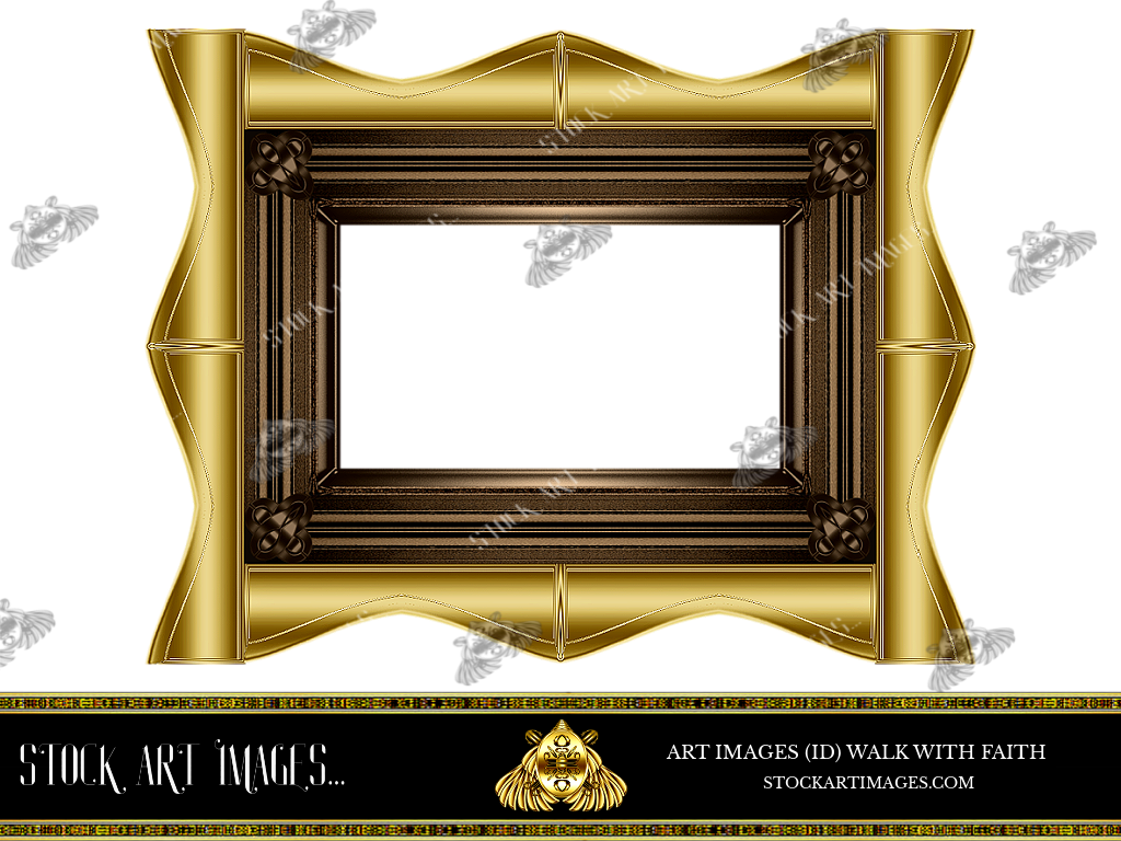 (AI) Royalty Free - Modern Style art border picture frame - STOCK ART IMAGES (ID) WALK WITH FAITH