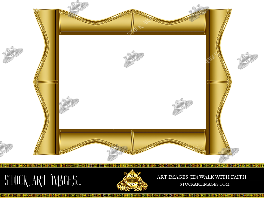 (AI) Royalty Free - Modern Style art border picture frame - STOCK ART IMAGES (ID) WALK WITH FAITH