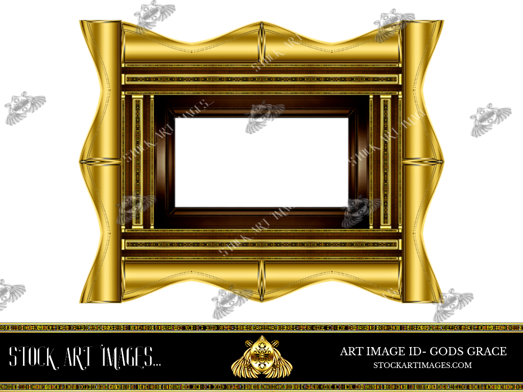 (AI) Royalty Free - Modern Style art border picture frame - STOCK ART IMAGES (ID) GODS GRACE