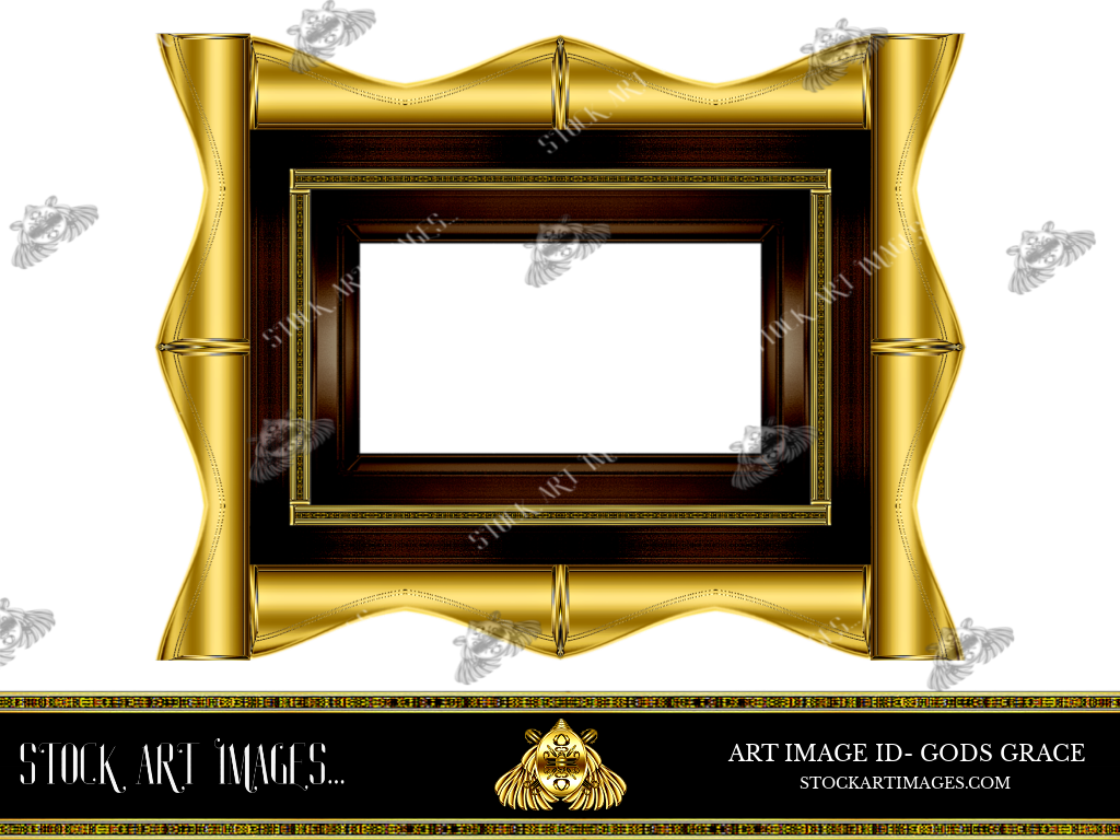 (AI) Royalty Free - Modern Style art border picture frame - STOCK ART IMAGES (ID) GODS GRACE