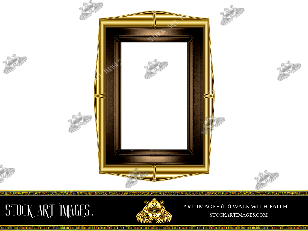 (AI) Royalty Free - Vintage Style art border picture frame - STOCK ART IMAGES (ID) WALK WITH FAITH