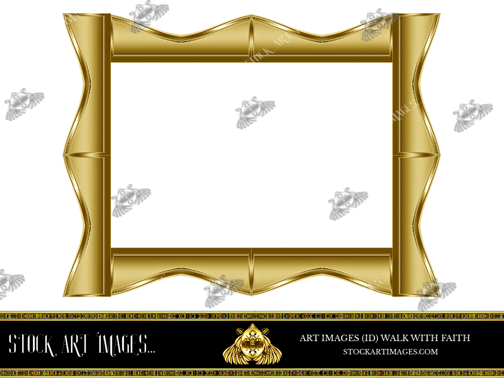 (AI) Royalty Free - Modern Style art border picture frame - STOCK ART IMAGES (ID) WALK WITH FAITH