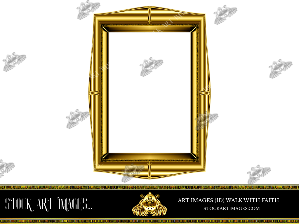 (AI) Royalty Free - Vintage Style art border picture frame - STOCK ART IMAGES (ID) WALK WITH FAITH