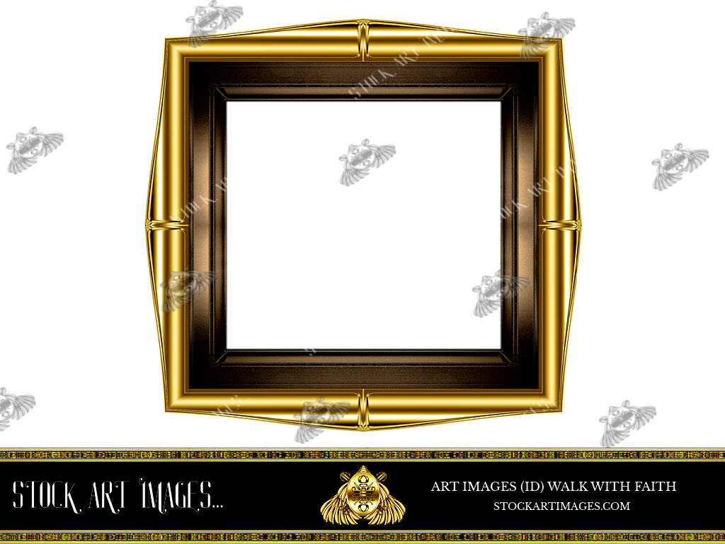 (AI) Royalty Free - Vintage Style art border picture frame - STOCK ART IMAGES (ID) WALK WITH FAITH