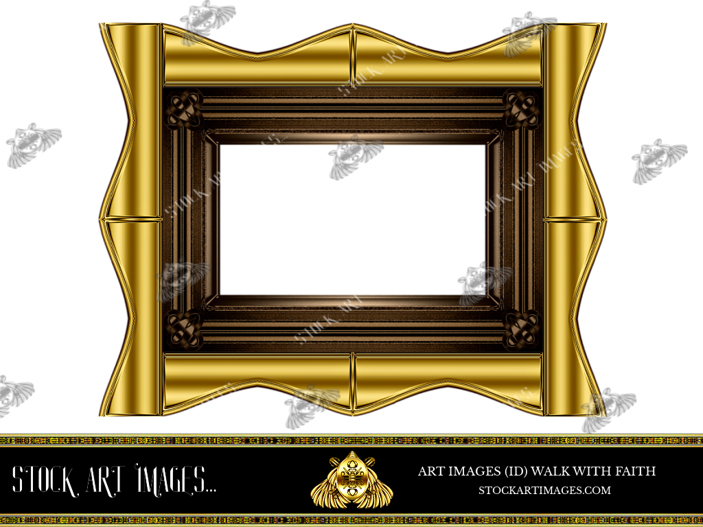 (AI) Royalty Free - Modern Style art border picture frame - STOCK ART IMAGES (ID) WALK WITH FAITH