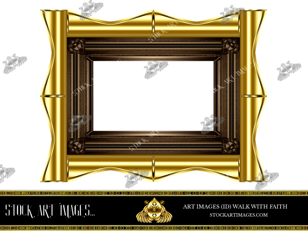(AI) Royalty Free - Modern Style art border picture frame - STOCK ART IMAGES (ID) WALK WITH FAITH