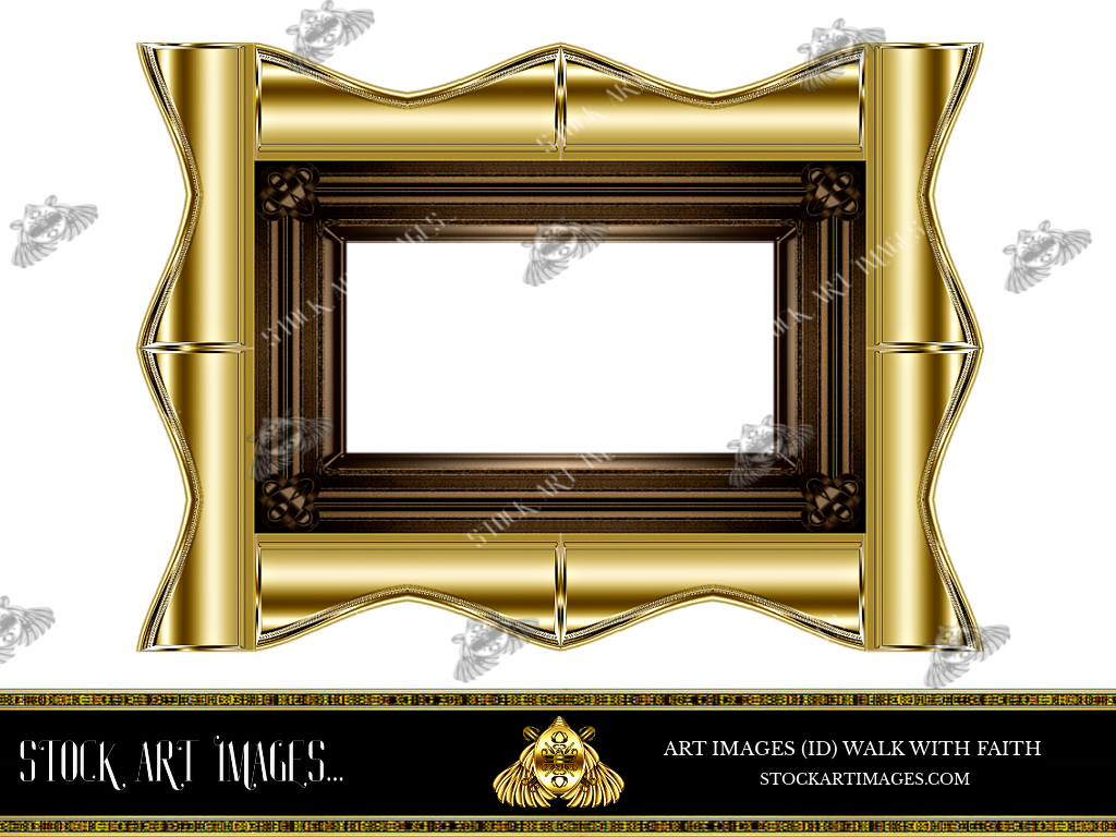 (AI) Royalty Free - Modern Style art border picture frame - STOCK ART IMAGES (ID) WALK WITH FAITH