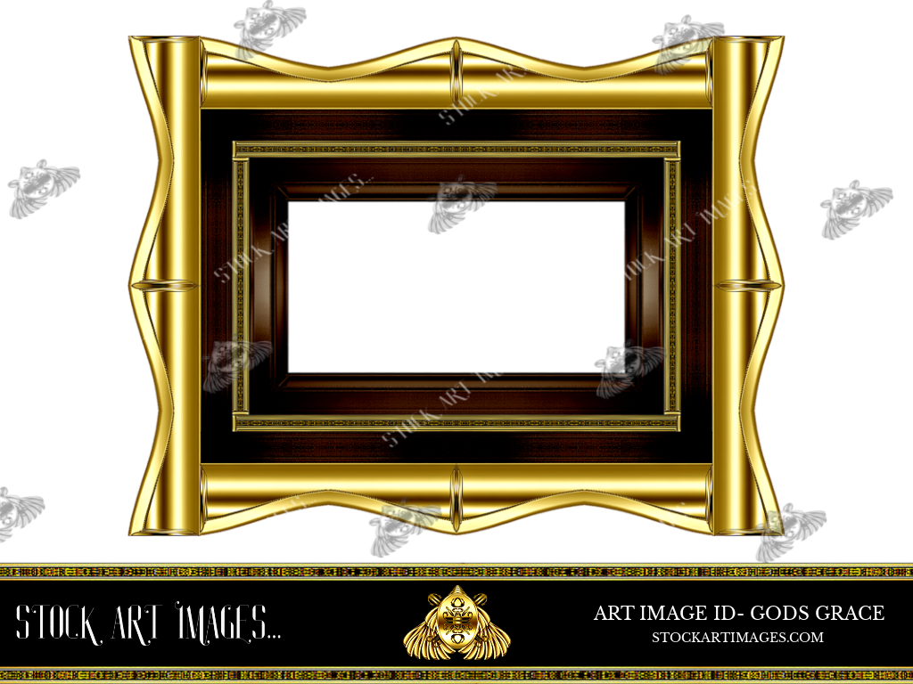 (AI) Royalty Free - Modern Style art border picture frame - STOCK ART IMAGES (ID) GODS GRACE