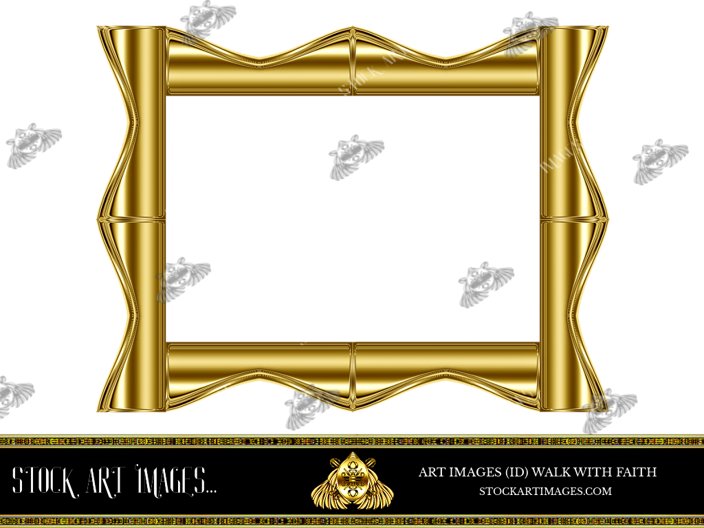 (AI) Royalty Free - Modern Style art border picture frame - STOCK ART IMAGES (ID) WALK WITH FAITH