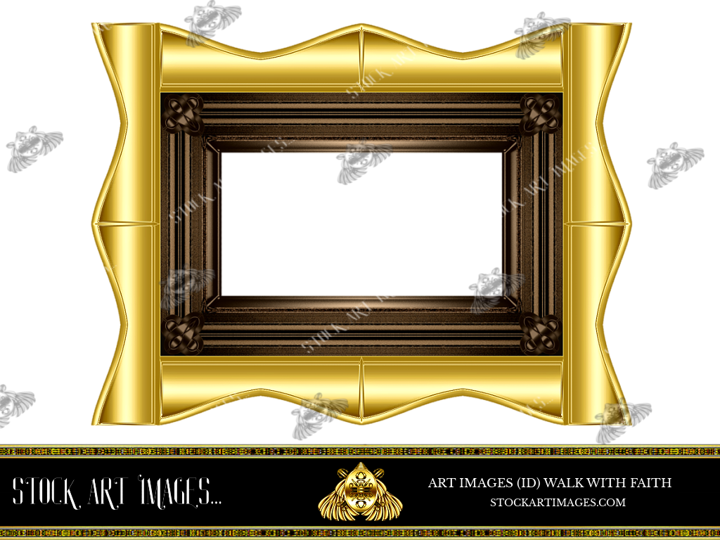 (AI) Royalty Free - Modern Style art border picture frame - STOCK ART IMAGES (ID) WALK WITH FAITH