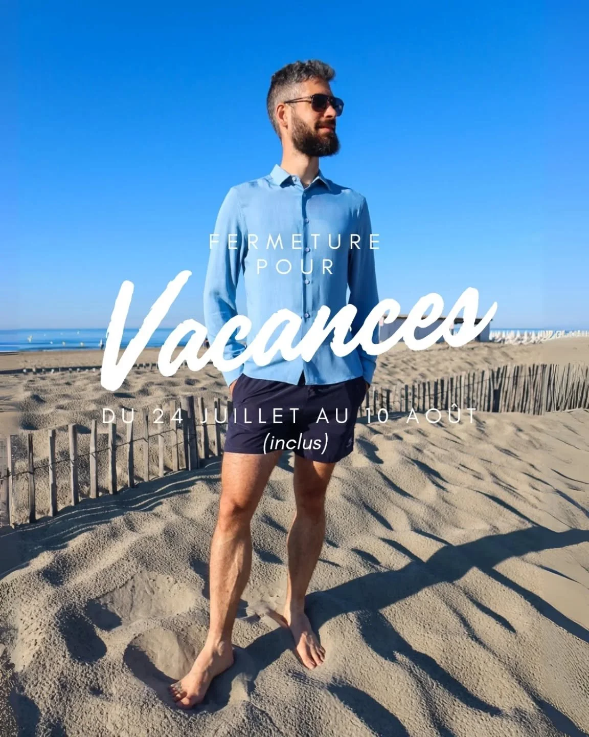 📣 Petite pause estivale pour l&rsquo;atelier ☀️

L&rsquo;Atelier Metta sera ferm&eacute; du **24 juillet au 10 ao&ucirc;t inclus**.

Et en ao&ucirc;t, je serai l&agrave;&hellip; mais en pointill&eacute; 😉
Je profiterai de la douceur de l&rsquo;&eac