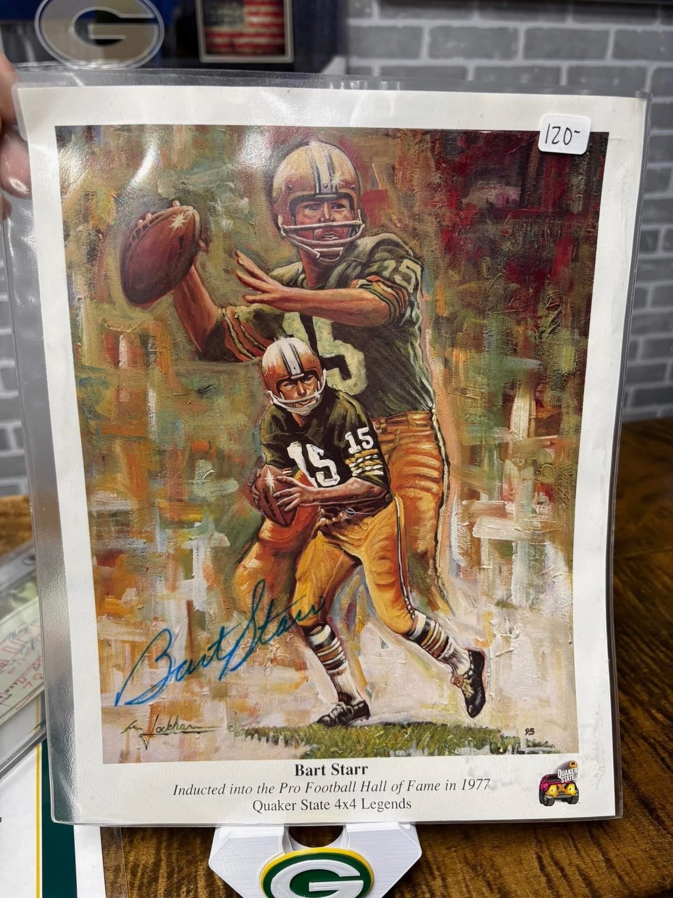 Bart Starr - Signed Photo