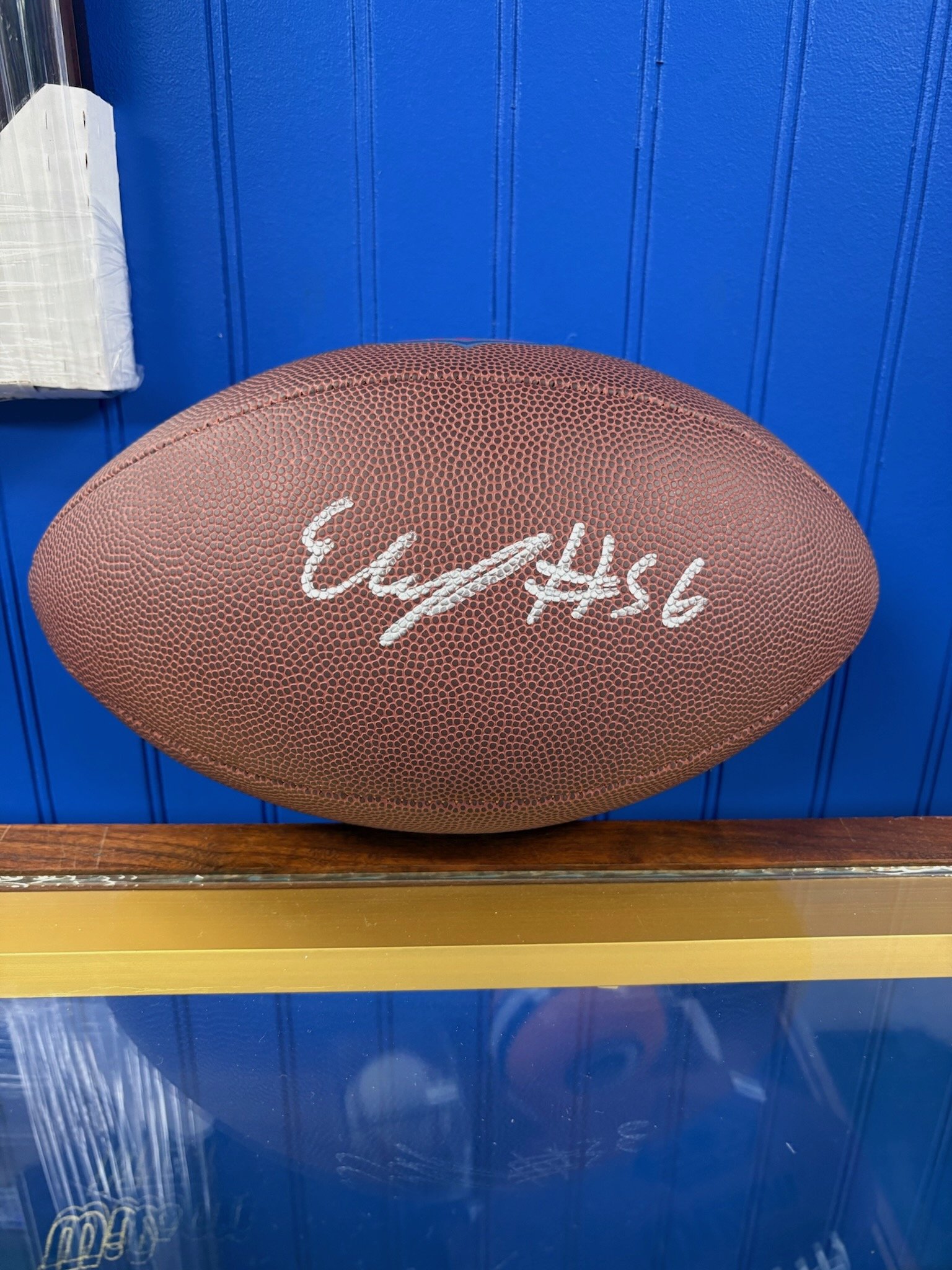Edgerrin Cooper - Signed Football