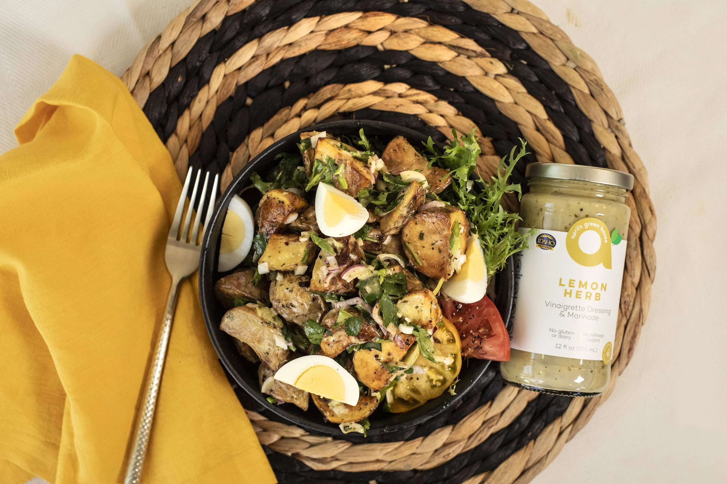 Lemon Herb Roasted Potato Salad&nbsp;