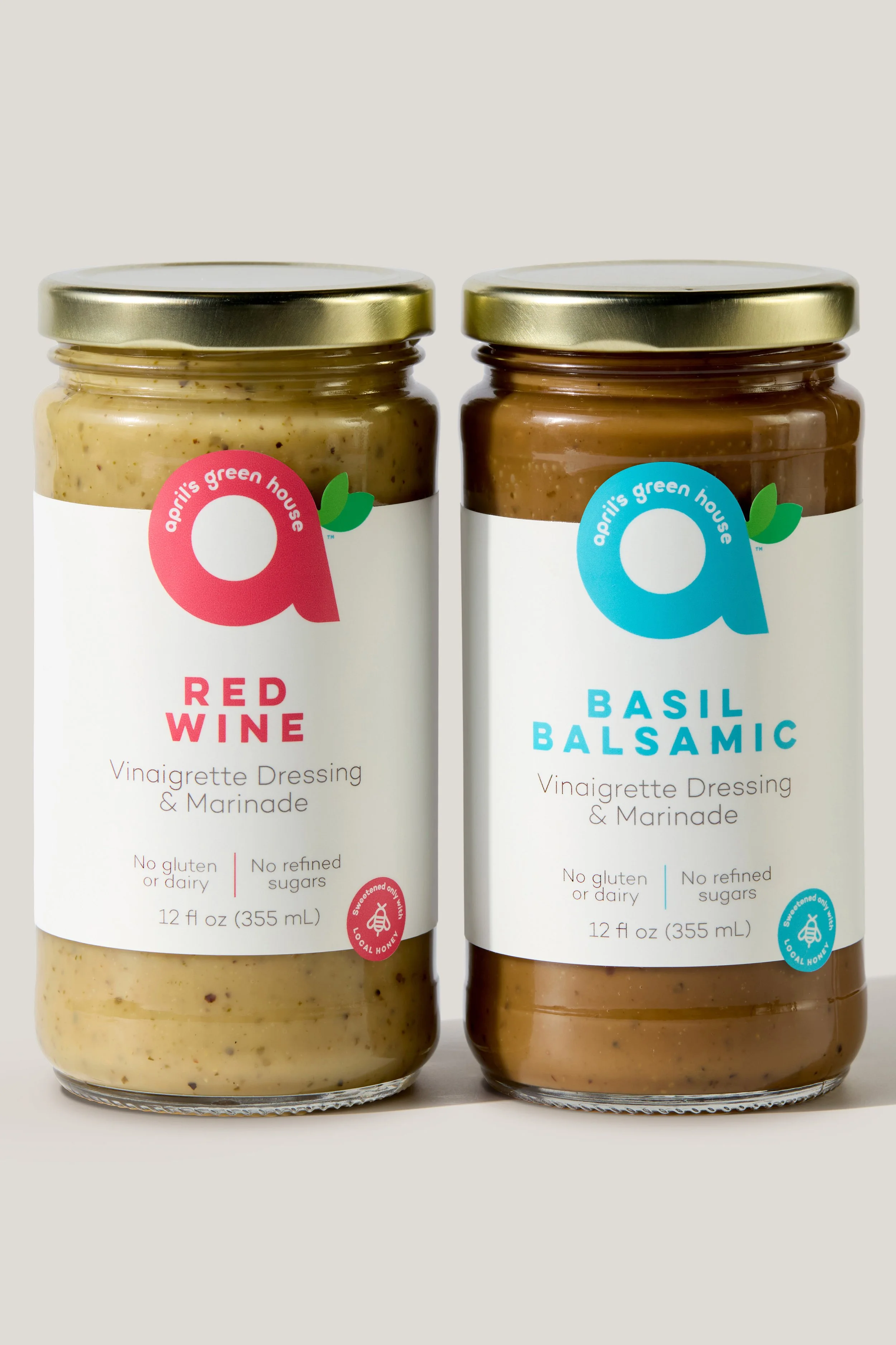 2-Pack: Red Wine + Basil Balsamic