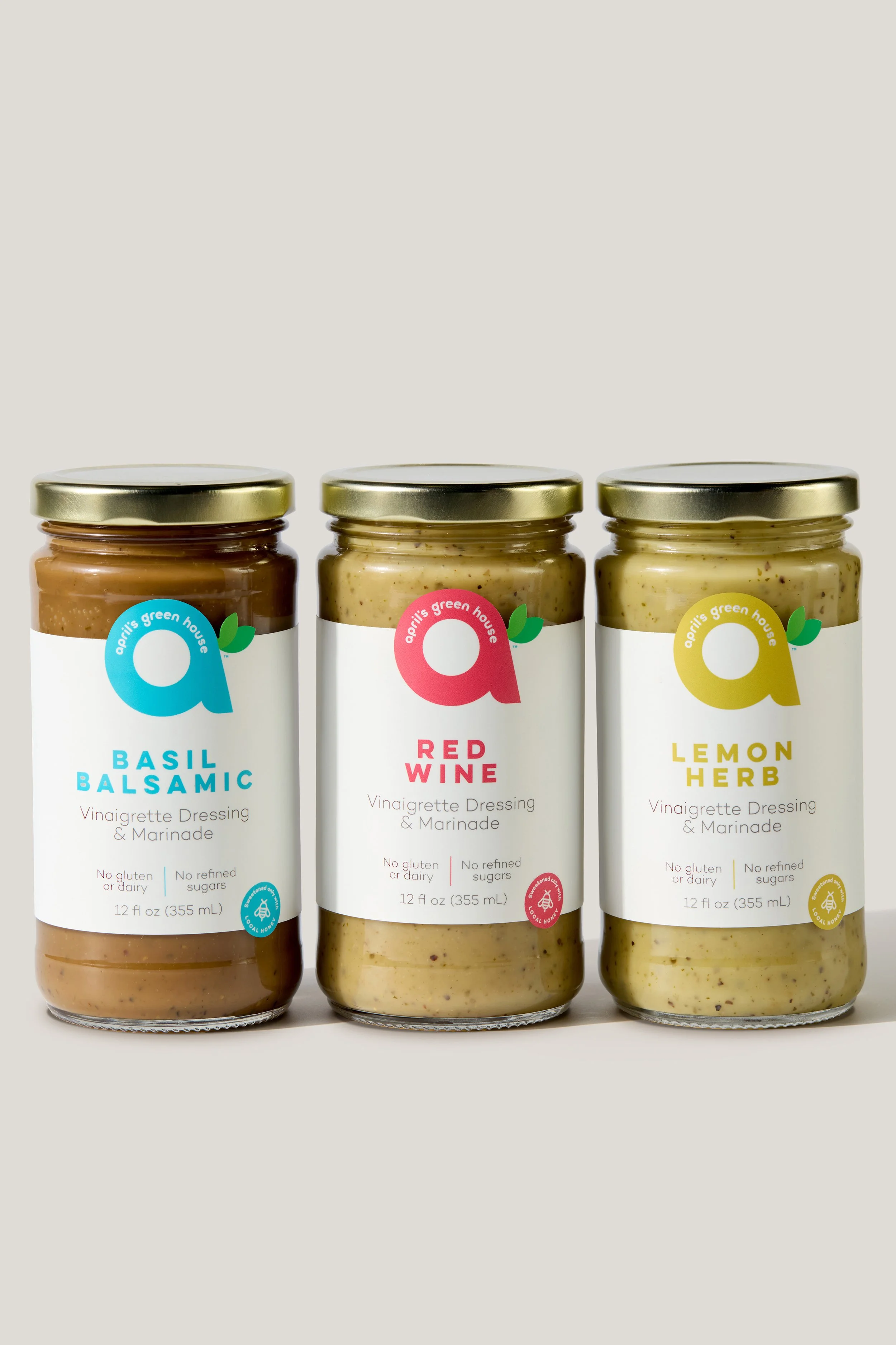 3-Pack: Basil Balsamic + Red Wine + Lemon Herb
