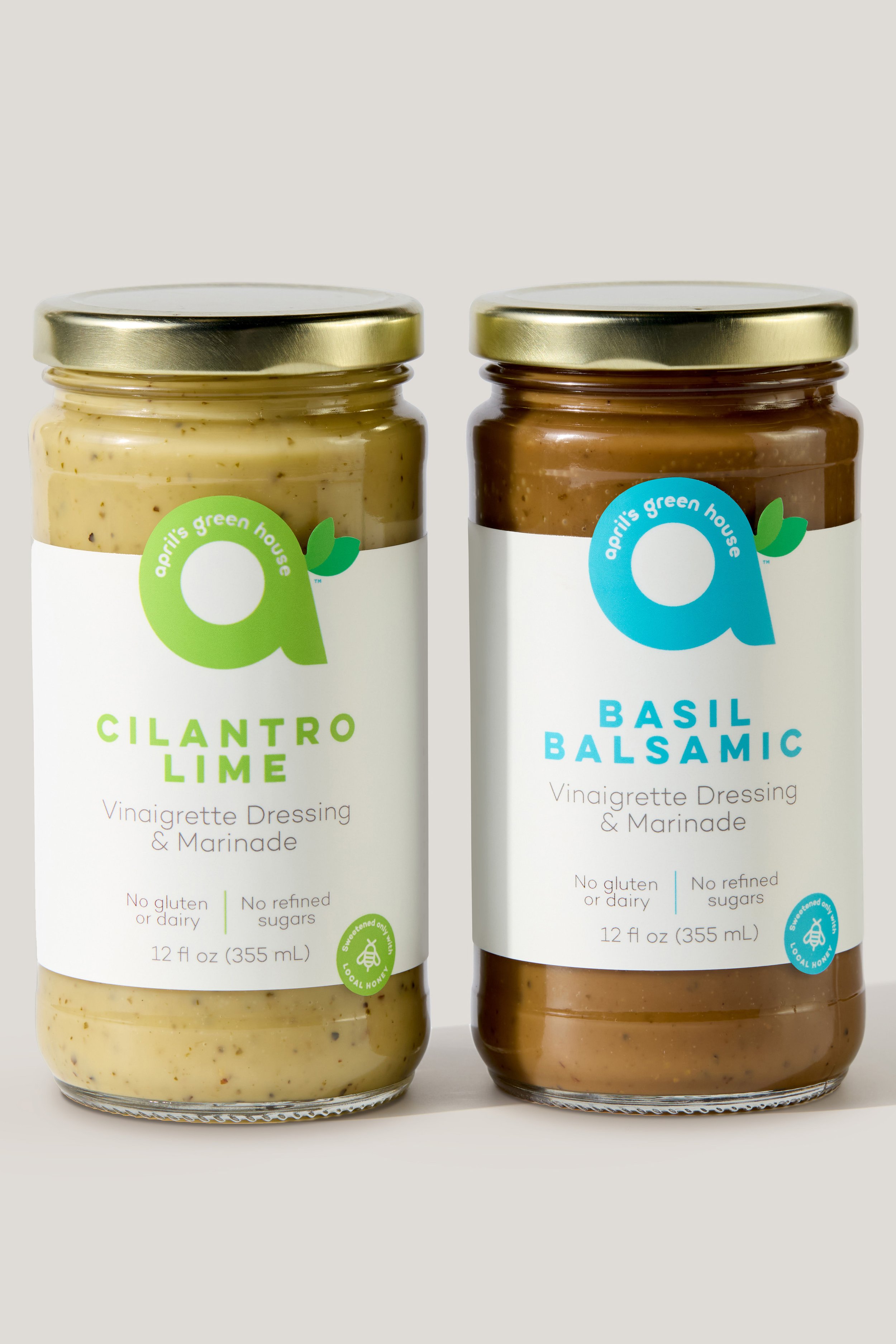 2-Pack: Cilantro Lime + Basil Balsamic