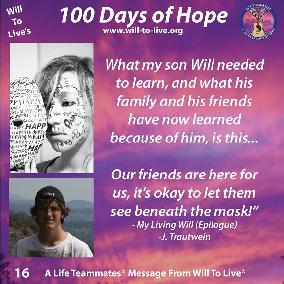 Day 16 of our 100 Days of Hope