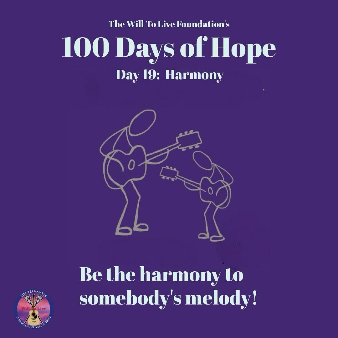 Day 19: Be somebody&rsquo;s harmony!