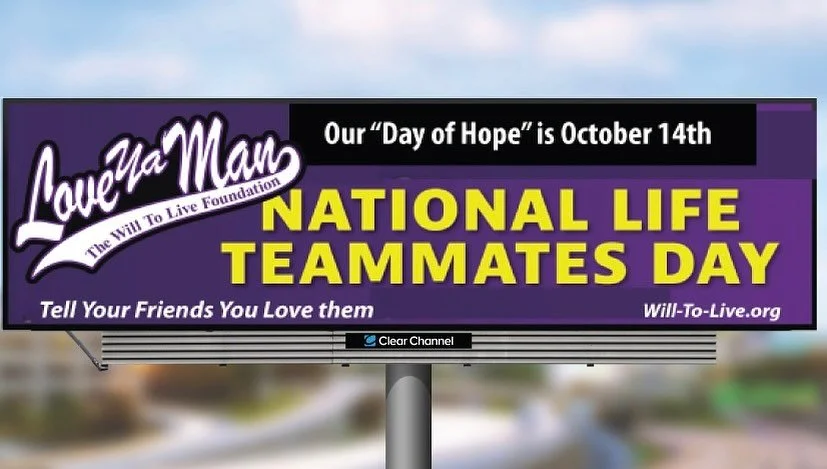 In one week, it will be NATIONAL LIFE TEAMMATES DAY! October 14! Who are you gonna call and say &ldquo;LOVE YA MAN?
