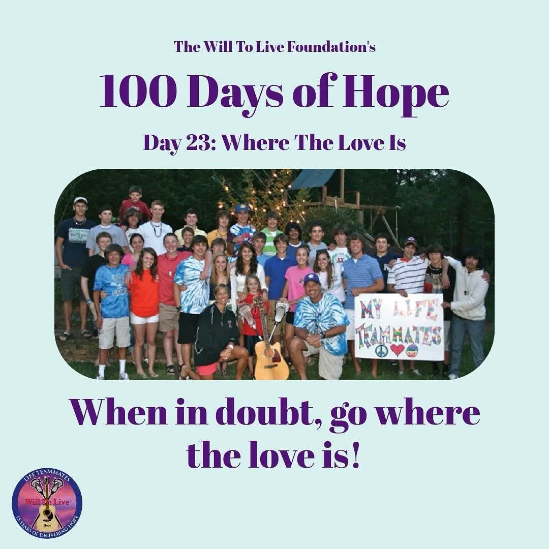 Day 23: Go where the love is!