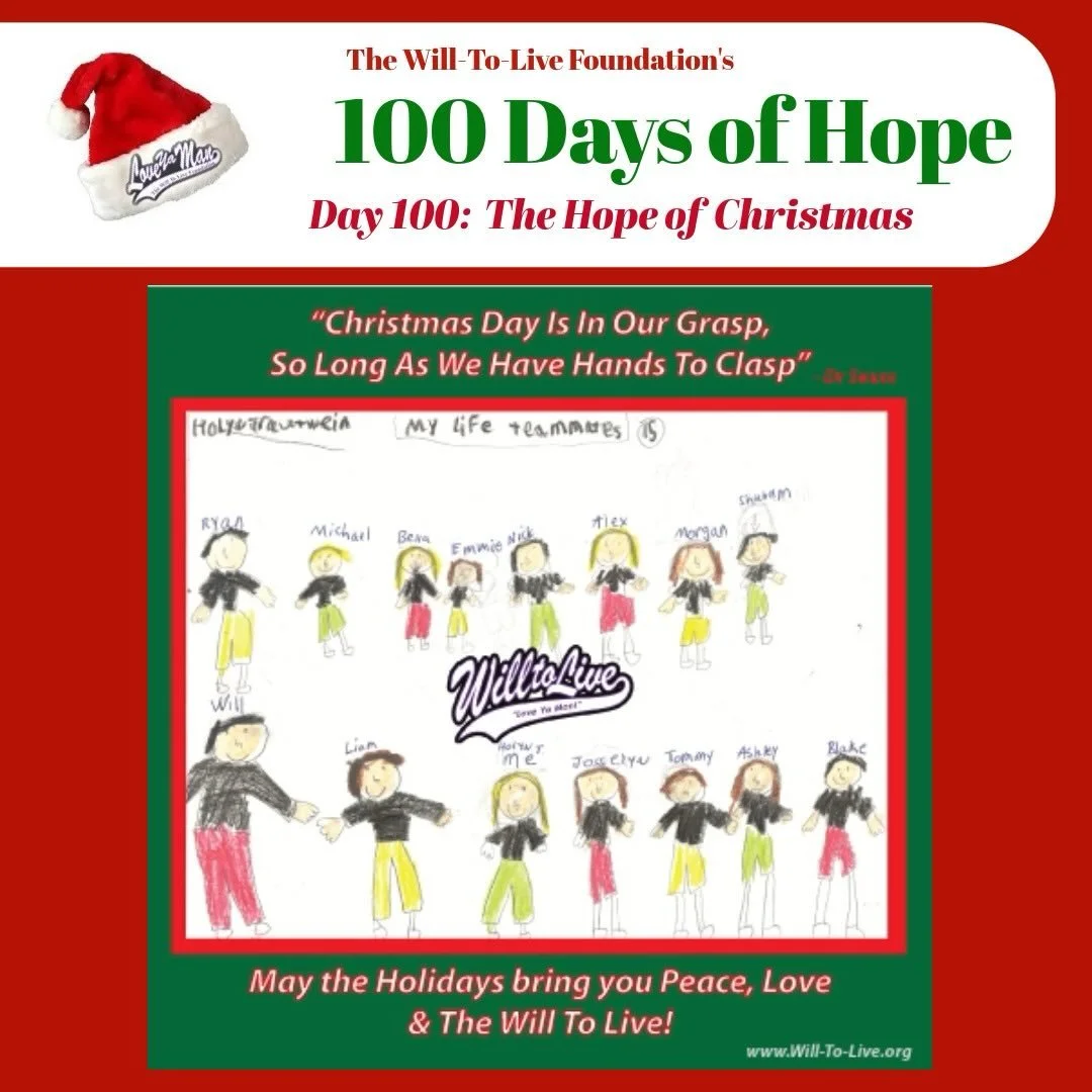 Day 100 - Christmas Eve - when Hope came down&hellip;