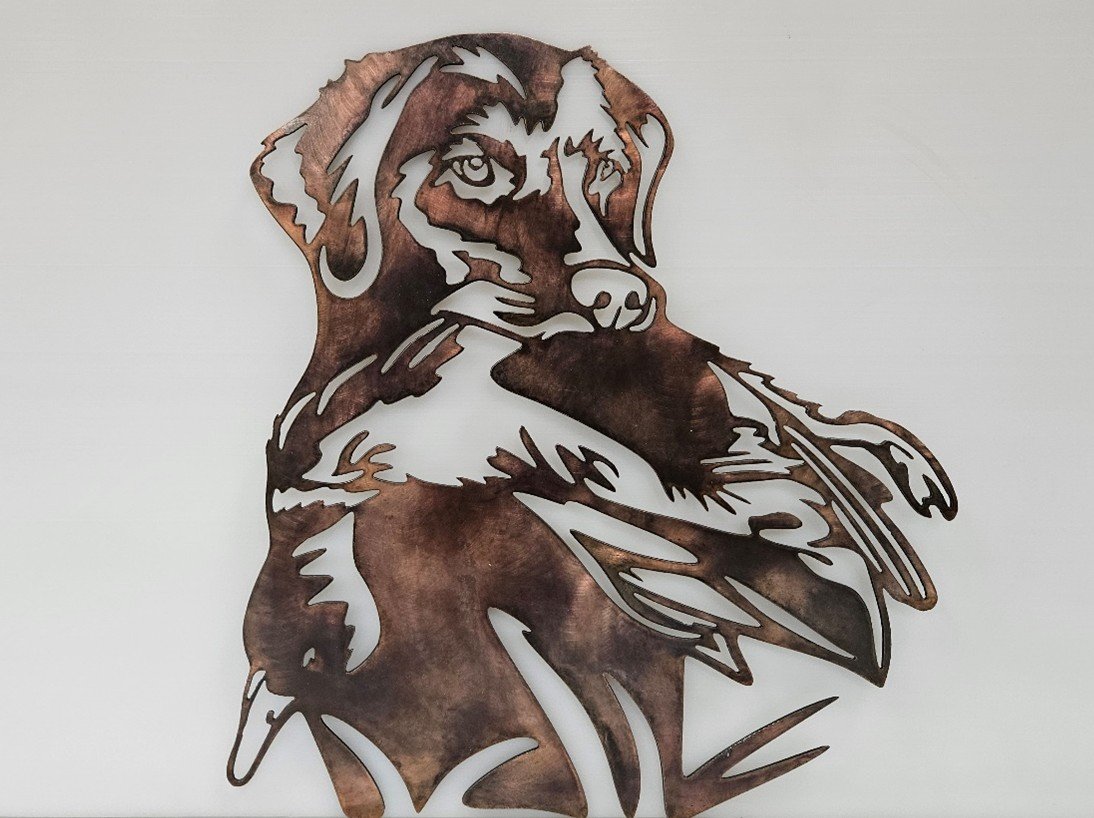 Copper Dog with Duck.jpg