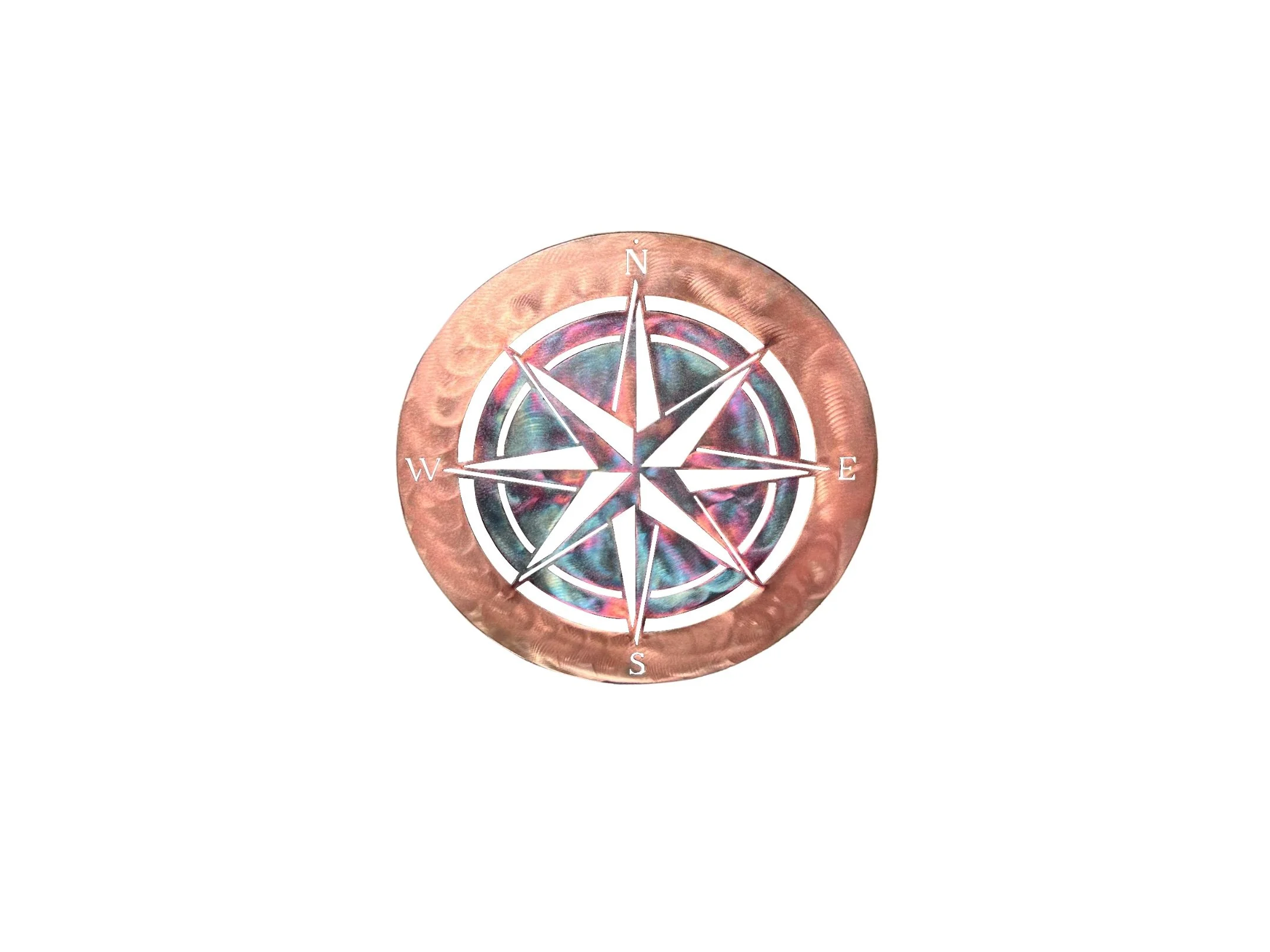 Compass  – Copper Rim & Torched Copper Center (15.87")