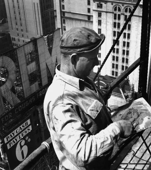 Scaffold Worker, 1947