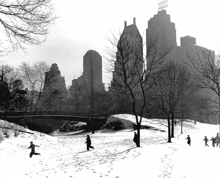 Winter in Central Park, 1946