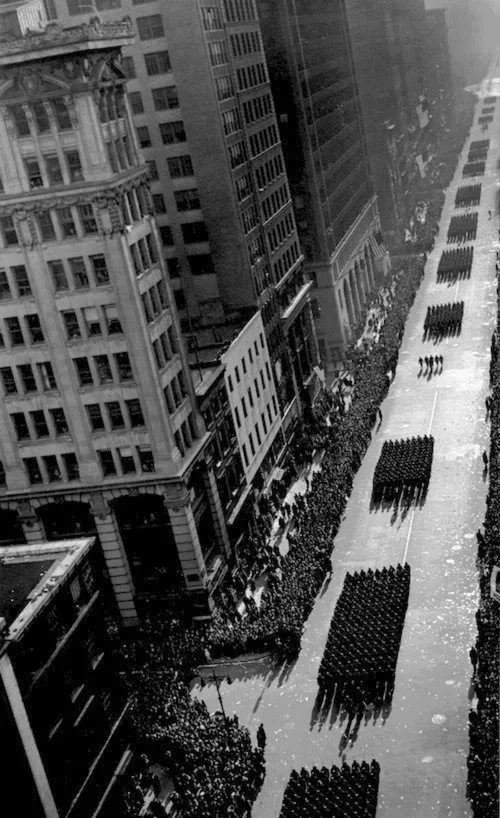 High Angle Parade, 1945