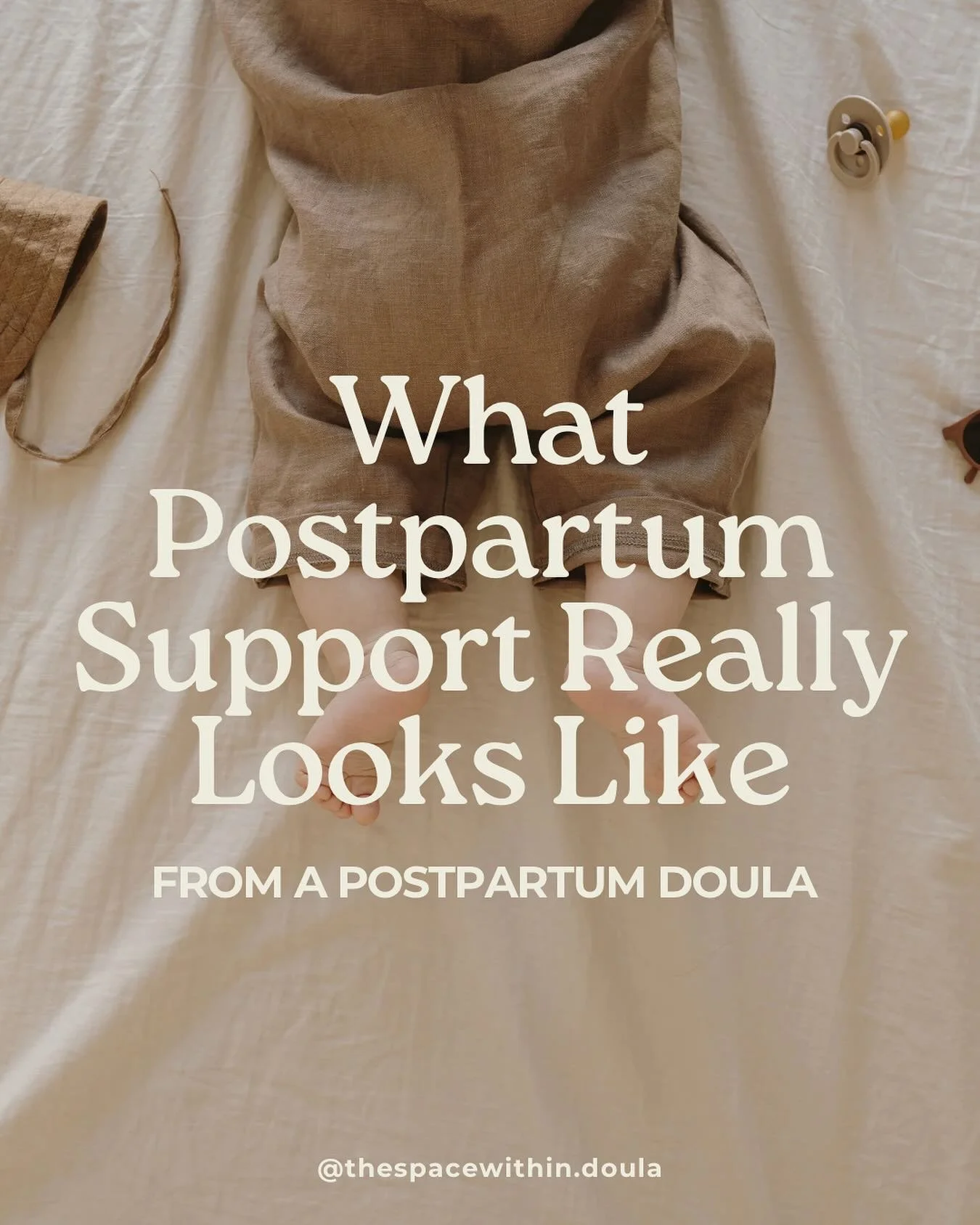 What does your idea of postpartum support look like?
.
The main things I aim to provide my new mamas are:

-a warm meal
-laundry done and folded
-dishes clean and pump parts ready
-your toddler occupied for 2 hours
-an epsom salt foot bath
-hot tea a