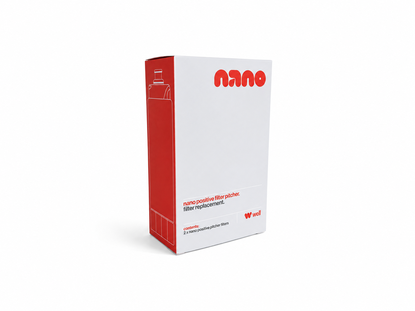 Nano Positive Filters: One Year Refill