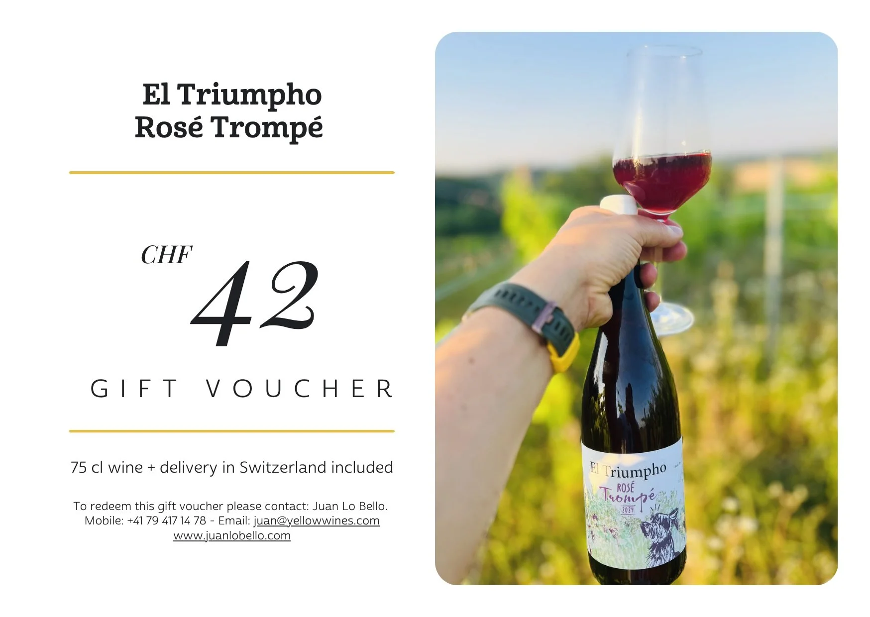 El Triumpho Rosé Trompé