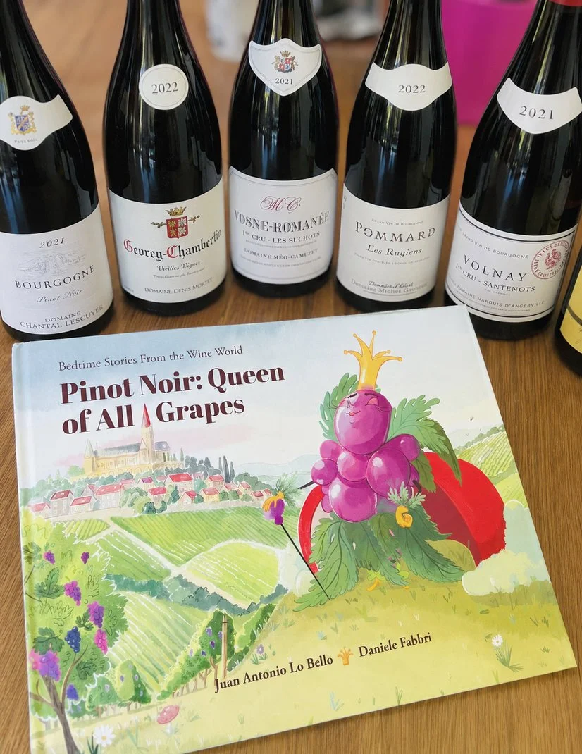 Book + Burgundy Pinot Noir