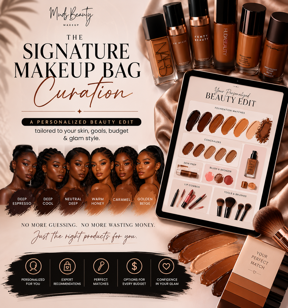 Signature Makeup Bag Curation