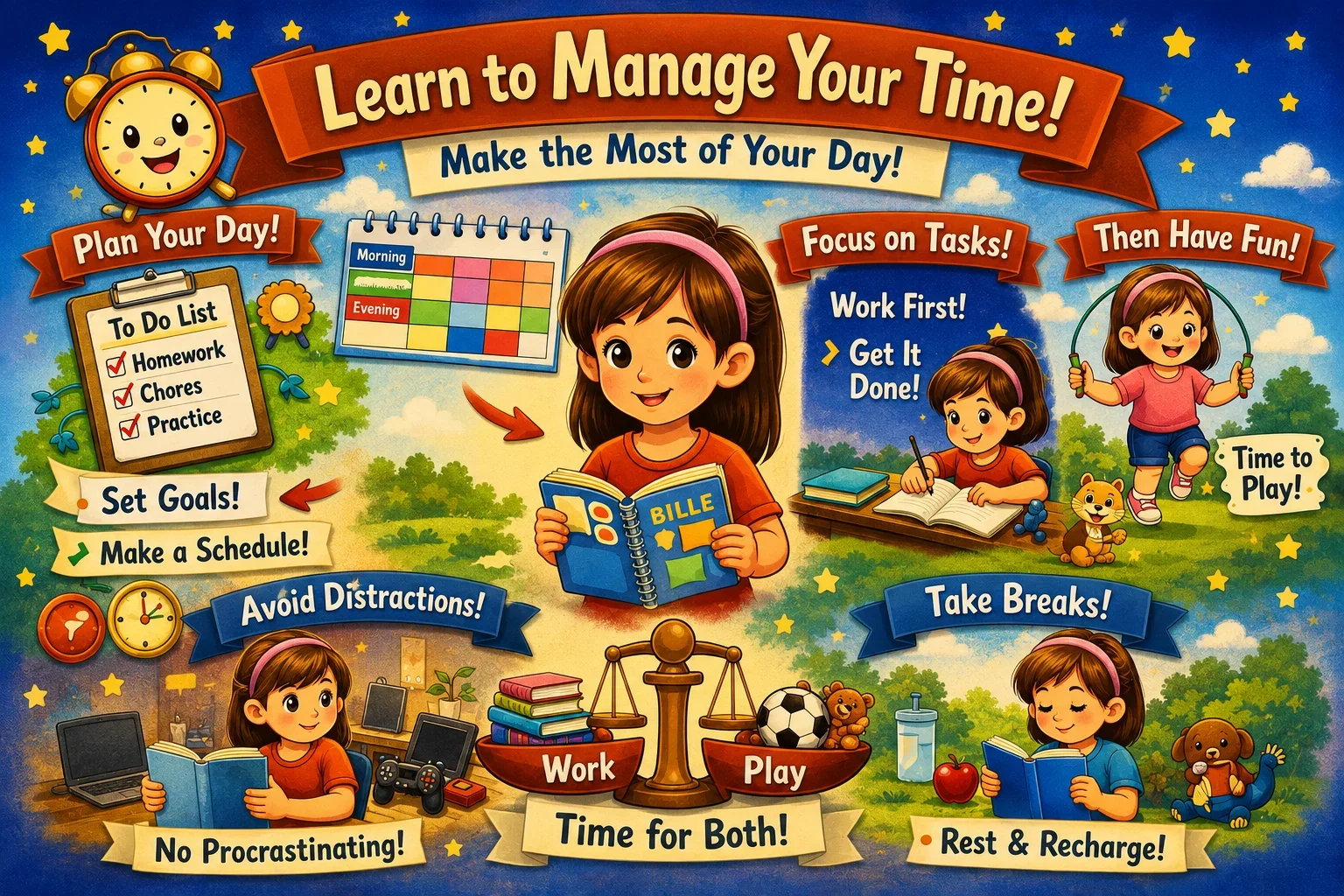 Teaching a child the value of time