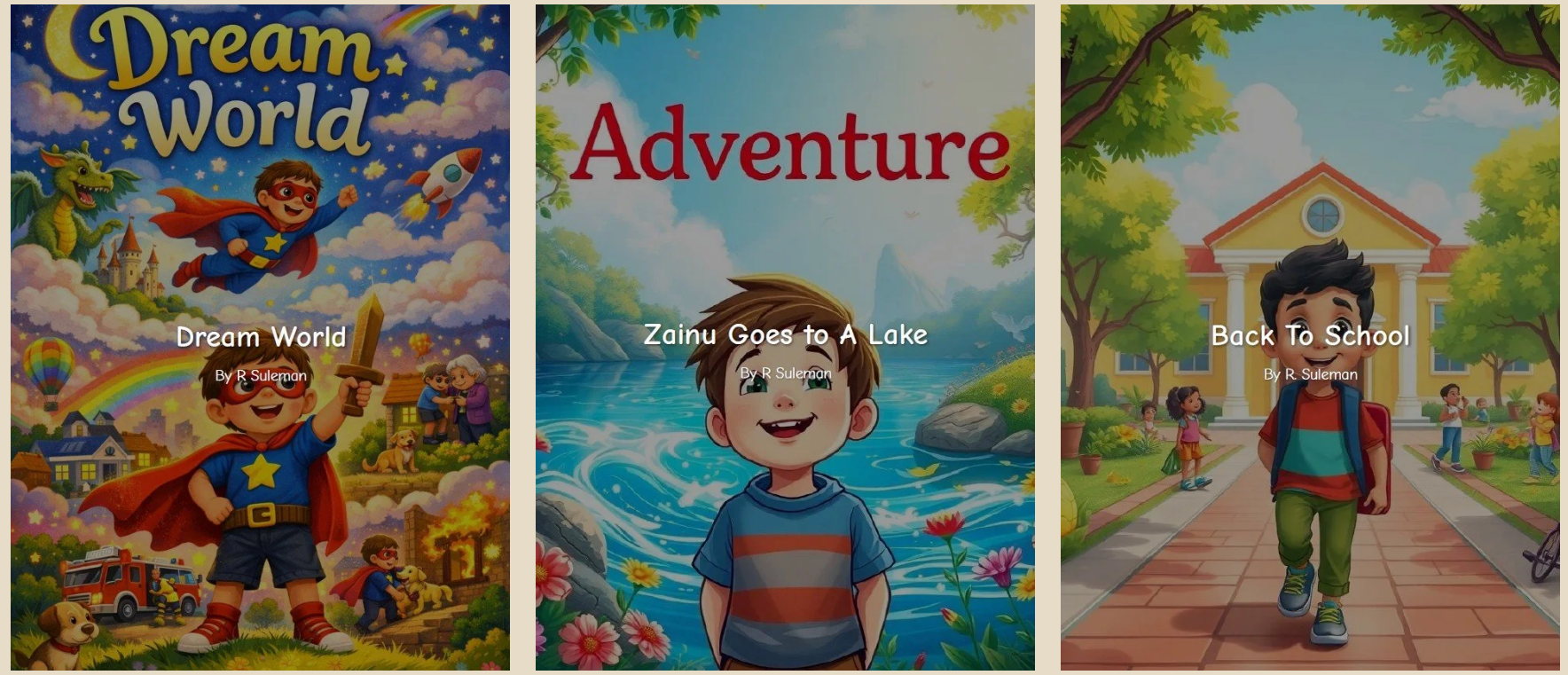 Kids nook: Check out all the books for kids on shop all section. Or click on the image above to start a new adventure with your kids!