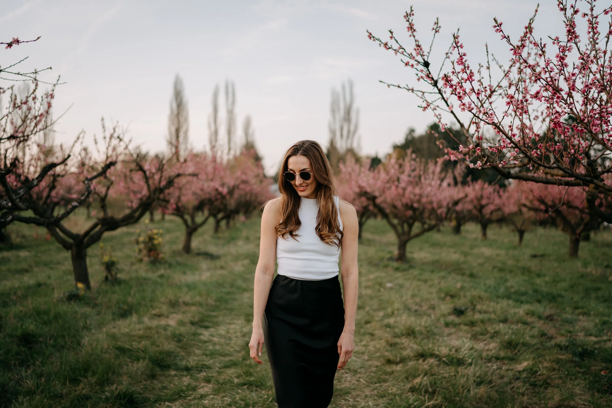 Jarní focení v rozkvetlém sadu