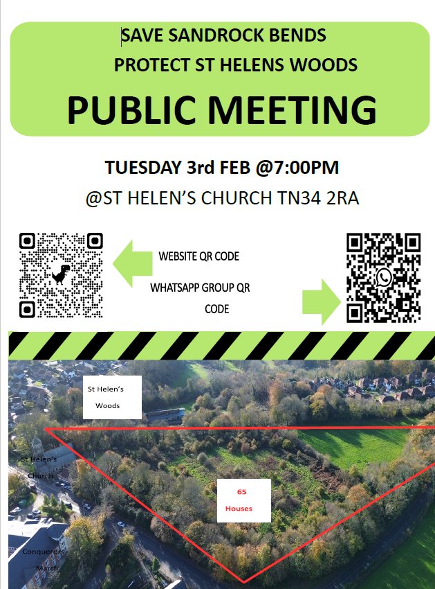 URGENT: Sandrock Bends planning application update – action needed now!